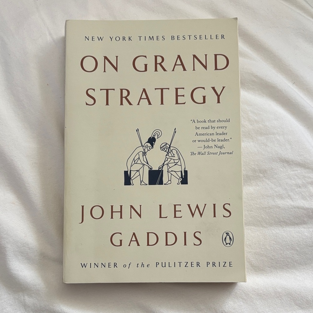 On Grand Strategy by John Lewis Gaddis - Paperback Book
